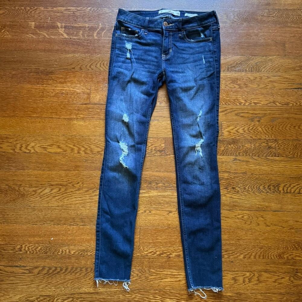 Hollister Co. Low Rise Super Skinny Dark Wash